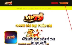 Giới thiệu tổng quan về cách tải app vip79